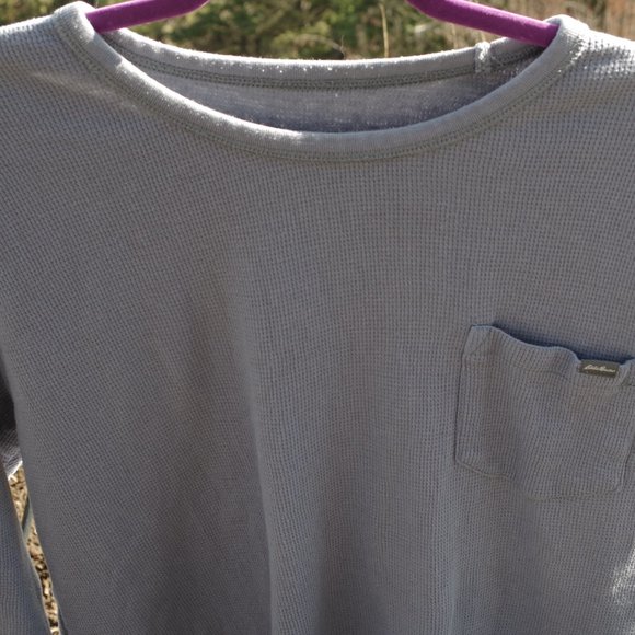 Gray Waffle men's Shirt Eddie Bouer - Picture 3 of 4